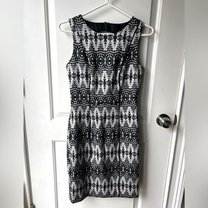 NWOT | H&M Sleeveless Abstract Print Sheath Dress | Size: 6 |